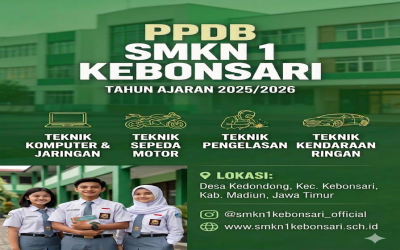 JADWAL PPDB SMKN 1 KEBONSARI