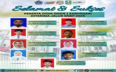 SISWA LOLOS PERGURUAN TINGGI NEGERI